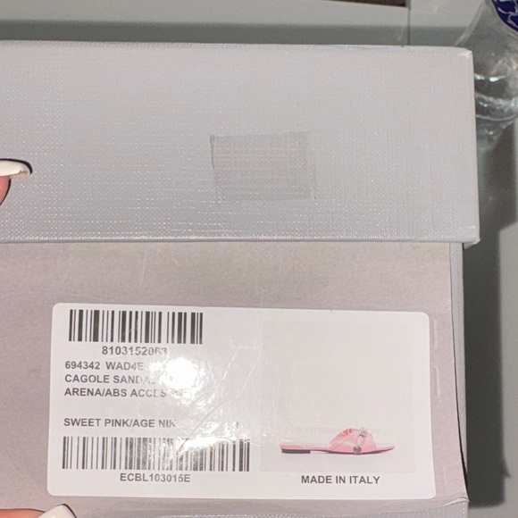 Balenciaga cagole💕💕💕 Pink Leather Slide Sandals sz 39 - Picture 7 of 9